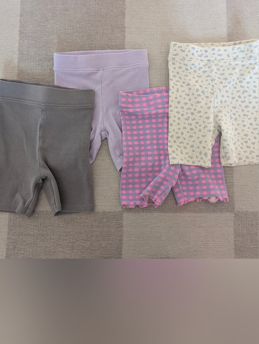 Zara 2T Girls Biker Shorts - Set of 4